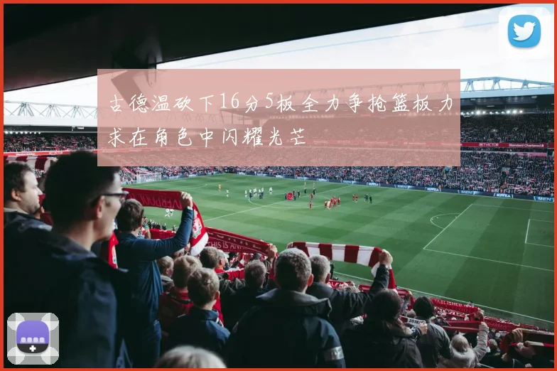 古德温砍下16分5板全力争抢篮板力求在角色中闪耀光芒